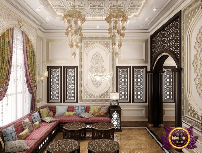 Arabian style house interior design