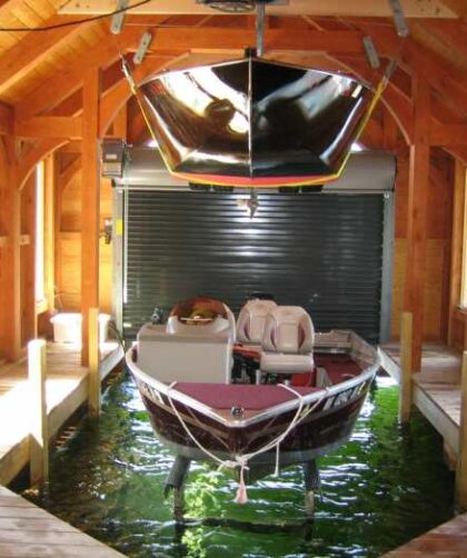 Boat house interior design