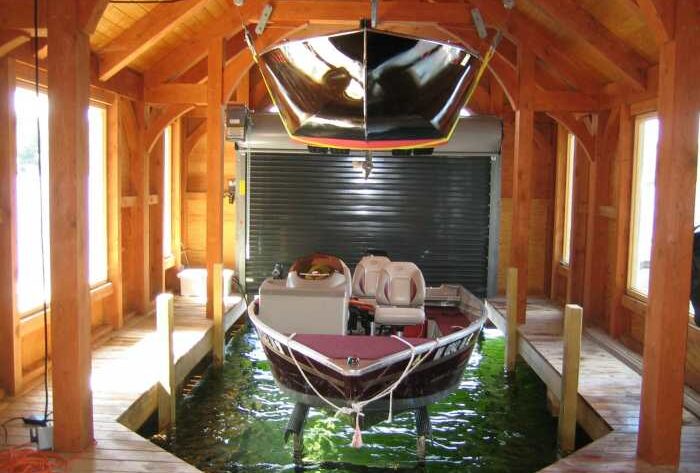 Boat house interior design