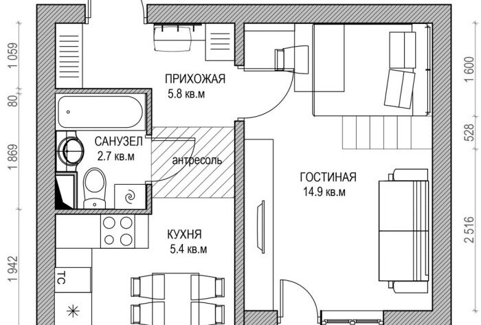 Floor square meters 30 plans plan under apartment designs beautiful