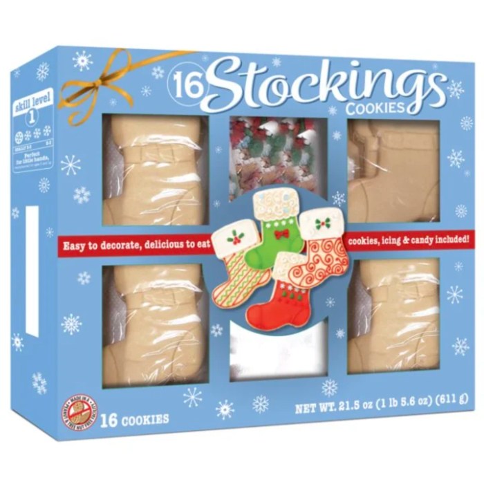 Create a treat stocking decorating cookie kit