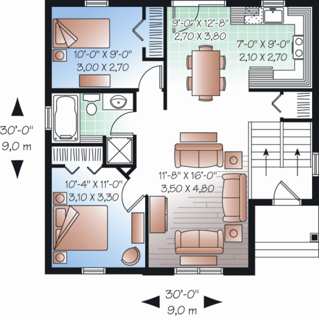 850 sq ft house interior design